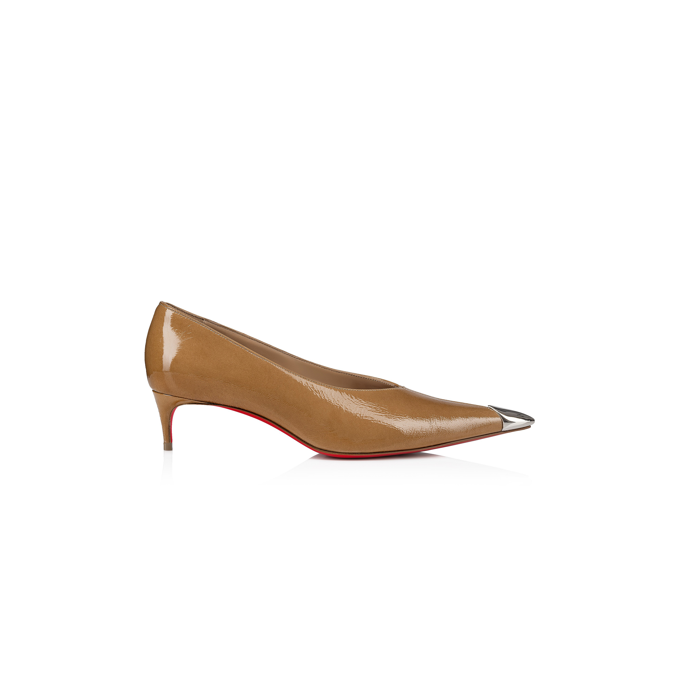 Ch**an louboutin katissima 45 mm pumps-vog patent leather-lionne-women 1250014f760